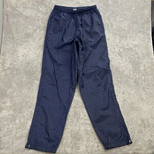 Vintage Nike Sweatpants Mens Large Windbreaker Navy Blue White Tag Track 90’s